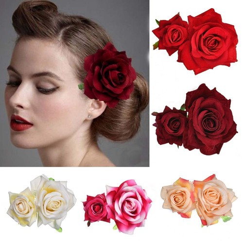 Hair jewelry double - hair, rose