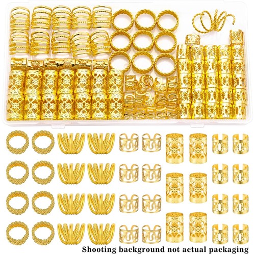 110pcs gold hair - gold, jewelry