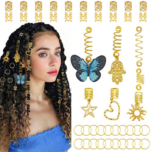 47pcs butterfly palm hair - 47pcs,