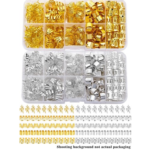Jewelry for braids gold hair - jewelry,