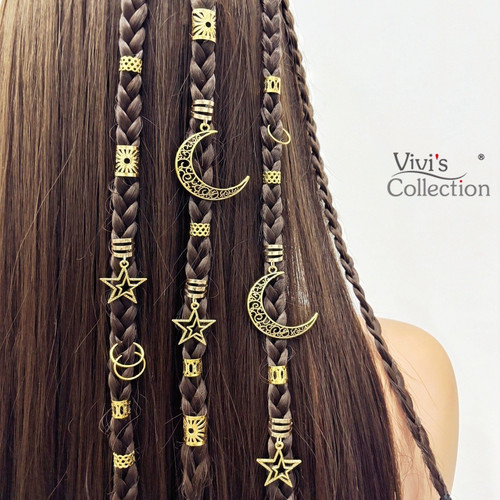 Hair rings cuffs charms - cuffs,