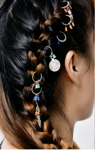 Hair clips charm - charm, set