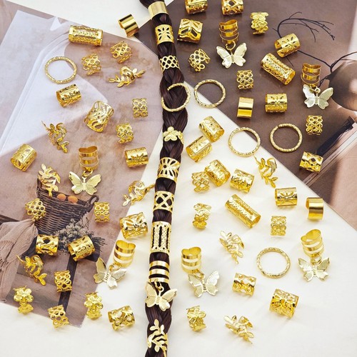 160pcs gold butterfly hair - gold,