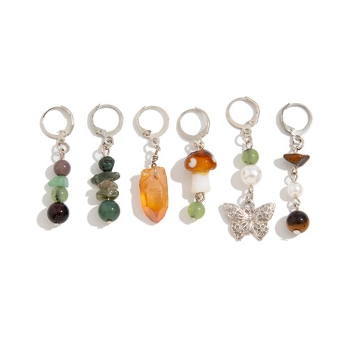 Bulk butterfly dreadlock charm - bulk,