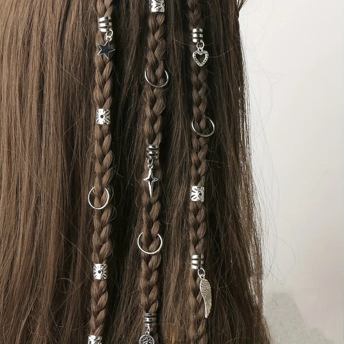 45pcs dreadlock hair rings - hair,
