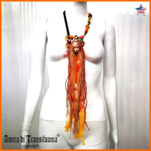 Necklace pendant jewelry doll - pendant,