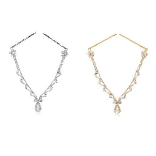 Boho forehead chain - forehead, jewel