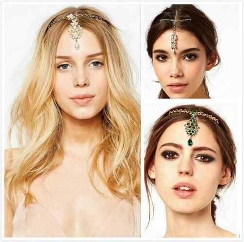 Rhinestone crystal headpiece - rhinestone,