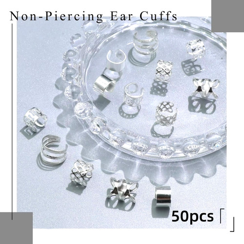 50pcs alloy hair jewelry - alloy,